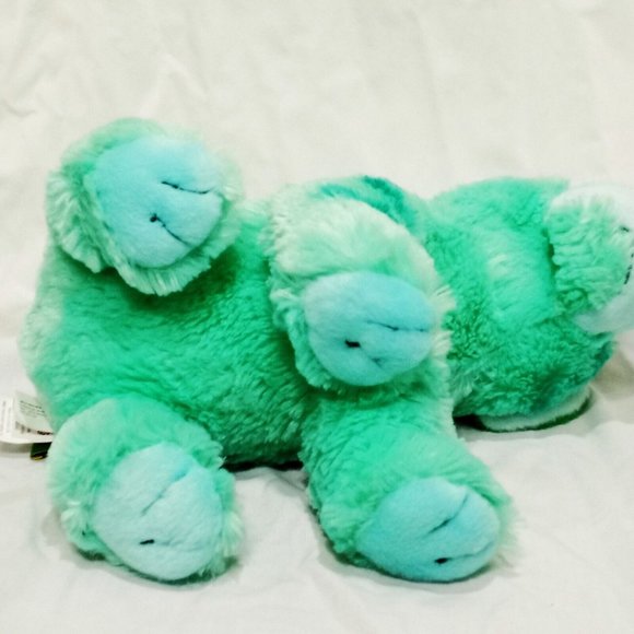 Tiger Cub Mint Green Plush Stuffed Animal 12" Wild Republic 2015 Toy Big Cat - Picture 8 of 9